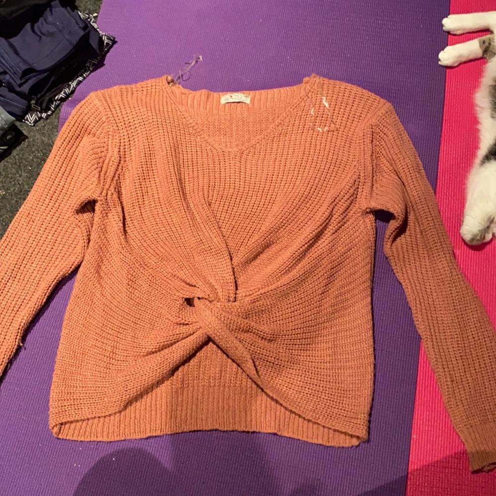 Dusty rose sweater